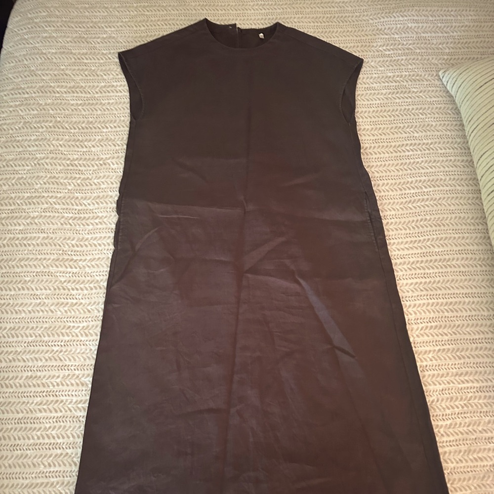 Hemp Linen long dress size Small